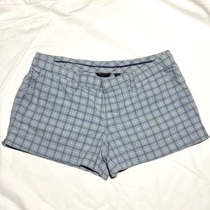 American Eagle Gray Plaid Shorts. Size 10.